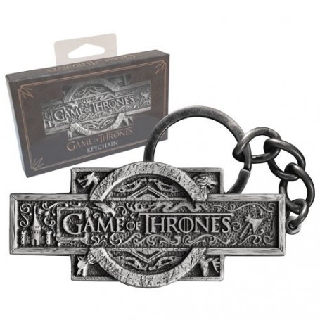 Game of Thrones Metal Keychain Opening Sequence Logo 