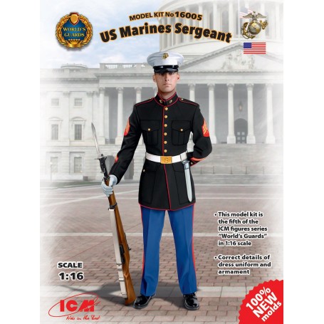 US Marines Sergeant (100% nieuwe schimmels) VERWACHT LATE maart 2017 !!! Figuren