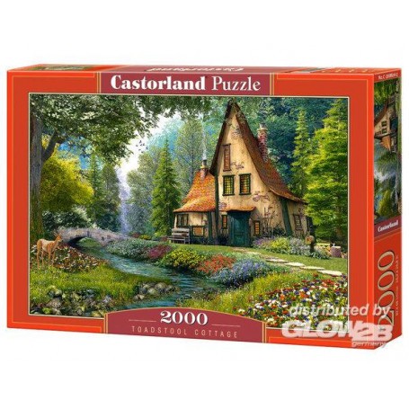 Paddestoel Cottage, Puzzel 2000 onderdelen Puzzels
