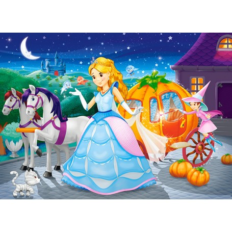 Cinderella, puzzel 60 stuks Puzzels