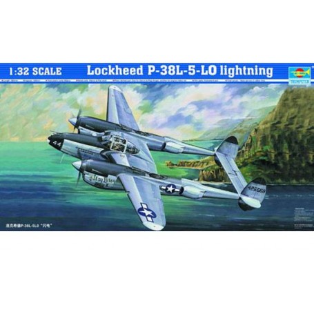 P-38L-5-LO BLIKSEM Modelvliegtuigen