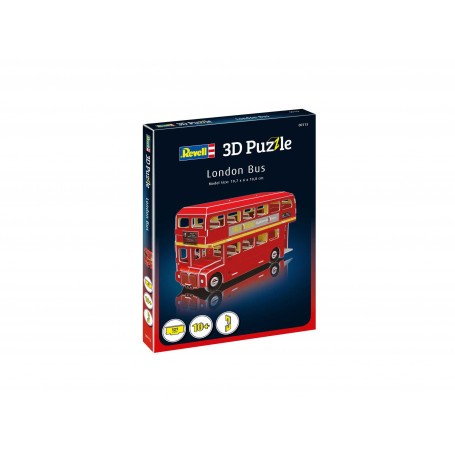 Londense bus Puzzle 3d