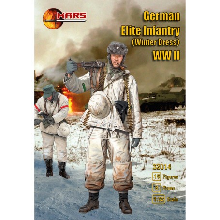 Duitse elitetroepen in de wintertroepen WO II Figuren