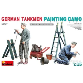 Duitse tankmannen. Camo schilderen Figuren