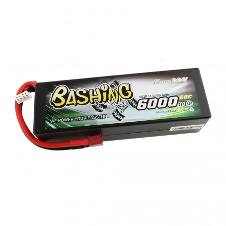 Gens ace Batterij LiPo 3S 11.1V-6000-50C (Deans) 139x46x40mm 395g 