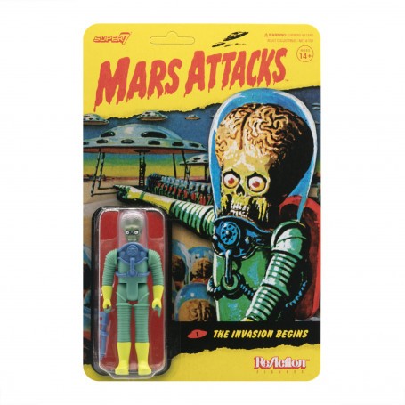 Mars Attacks: Mars Alien with Gun 3,75 inch ReAction-figuur Action figure