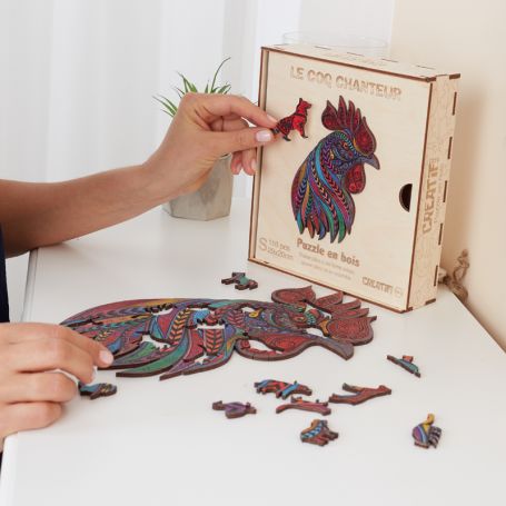 The Singing Rooster houten puzzel