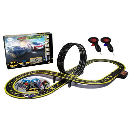 Micro Scalextric Batman vs Joker-set Raceset op batterijen Autoracebanen: kits