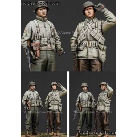 WWII US INFANTRY NCO SET Figuren