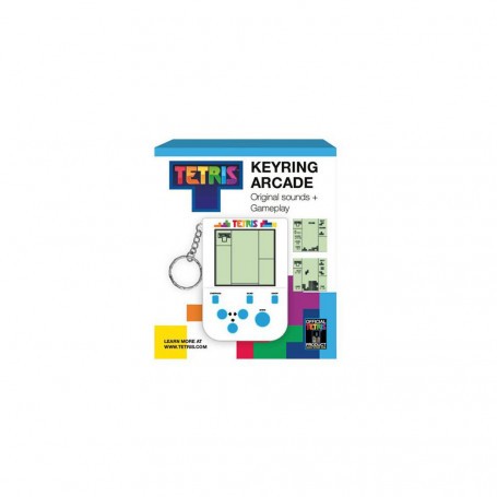 Tetris handheld gameconsole met mini retro-sleutelhanger 