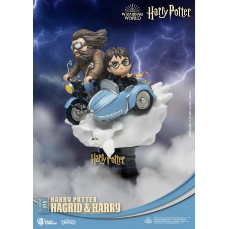 Harry Potter PVC-diorama D-Stage Hagrid & Harry Nieuwe versie 15 cm 