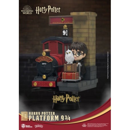 Harry Potter PVC D-Stage Platform 9 3/4 Nieuwe versie diorama 15 cm 