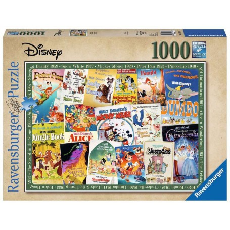 Disney puzzel Vintage filmposters (1000 stukjes) 