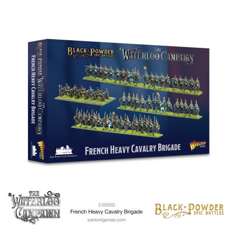 BP Epic Battles: Waterloo - Franse zware cavaleriebrigade Figuur spelletjes: uitbreidingen en dozen met figuren