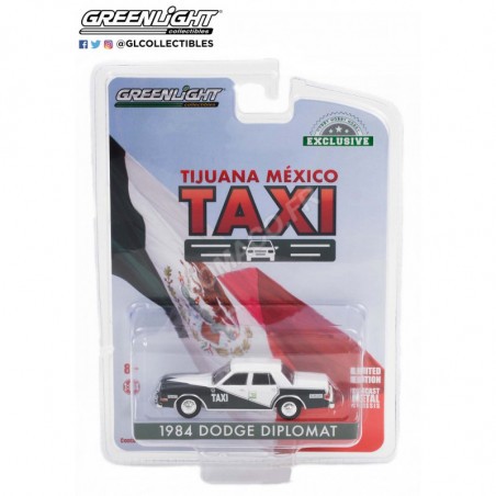 DODGE DIPLOMAAT 1984 "TIJUANA MEXICO - TAXI" Miniatuur