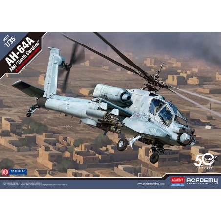 Boeing/Hughes AH-64A ANG 'South Carolina'Hapdong-gereedschap Modelvliegtuigen