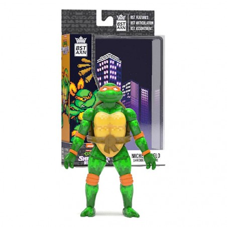 Ninja Turtles Figuur BST AXN NES 8-Bit Michelangelo Exclusief 13 cm Action figure