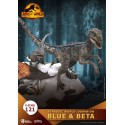 Jurassic World: The World After D-Stage PVC Diorama Blauw & Beta 13 cm
