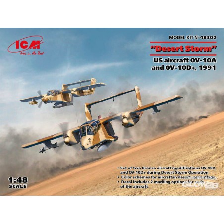 Woestijnstorm'. Amerikaanse vliegtuigen OV-10A en OV-10D+, 1991 Modelvliegtuigen