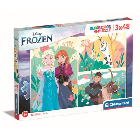 3x48 stuks - Frozen 2 Puzzel