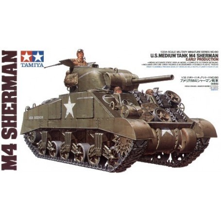 Sherman M4 early version Bouwmodell