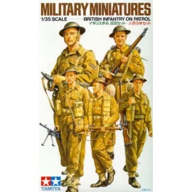 WWII British Infantry patrol Figuren