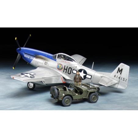 P-51D Mustang en 1/4ton Light V. Modelvliegtuigen
