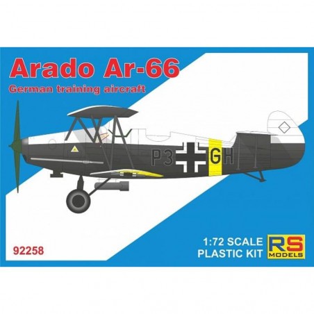RS MODELS: 1/72; Arado Ar-66C Modelvliegtuigen