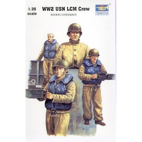 LCM III WWII USN Crew Figuren