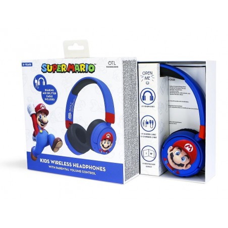 NINENDO - Junior draadloze hoofdtelefoon - Super Mario 