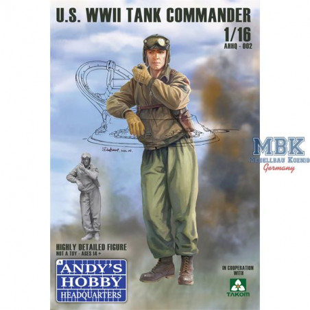 U.S. WWII Tank Commander (1:16) Figuren