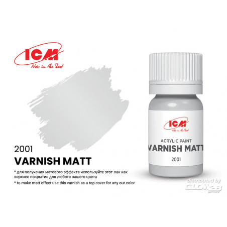 VARNISHES Varnish Matt bottle 12 ml 