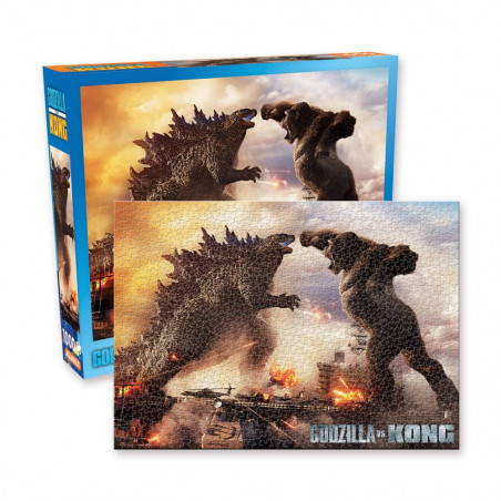 Puzzel Godzilla puzzle Godzilla vs. Kong (1000 pieces) 