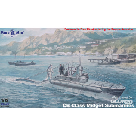 Italian CB Class Midget Submarines Bouwmodell