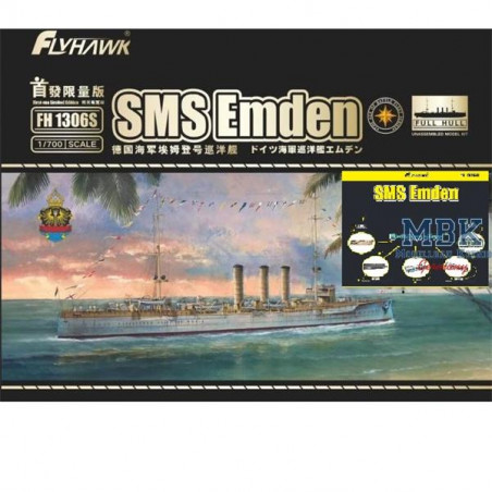 SMS Emden Set-versie Bouwmodell