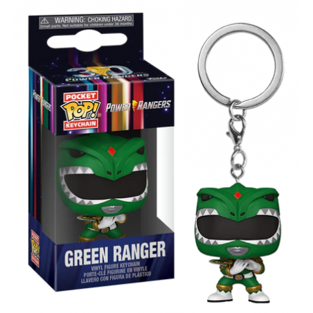 POWER RANGERS 30TH - Pocket Pop Keychains - Green Ranger 