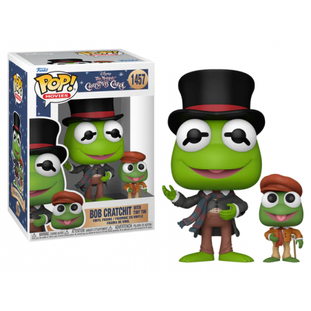MUPPET XMAS 2023 - POP Disney #1457 - Kermit with Tiny Tim Pop figuren