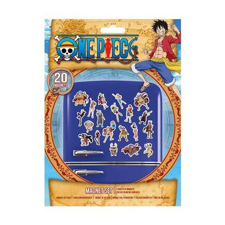 ONE PIECE - Chibi - Set of 20 magnets - Serie 2 The Great Pirate Era 