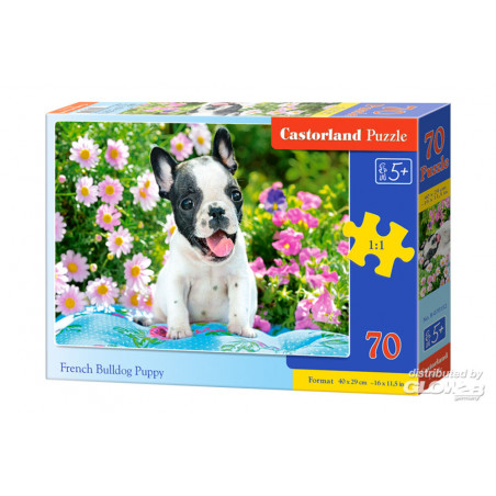 Puzzel French Bulldog Puppy Puzzle 70 Pieces 