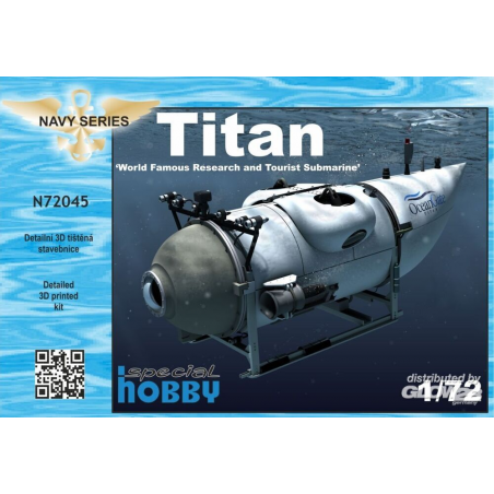 Titan 'World Famous Research and Tourist Submarine' 1/72 Bouwmodell