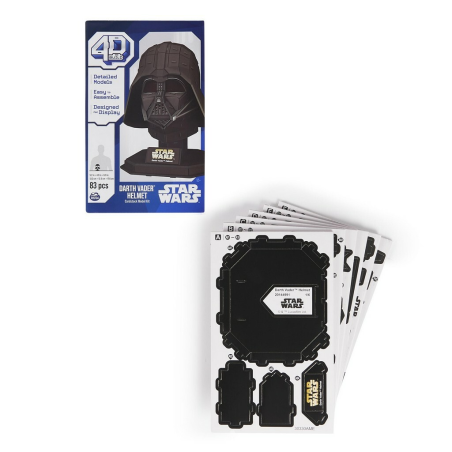 Puzzel Star Wars: 4D Build - Darth Vader Helmet 3D Puzzle 