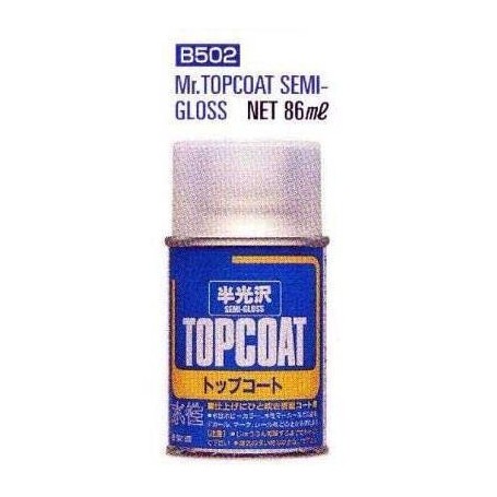 B502 Mr.Top Coat Semi Gloss Spray 