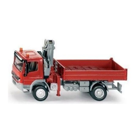 Mercedes Atego Plateau+Crane 1:50 Miniaturen vrachtwagens