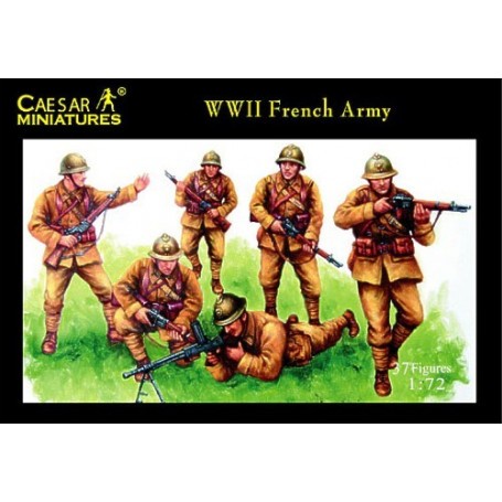 WWII French Army Historische figuren