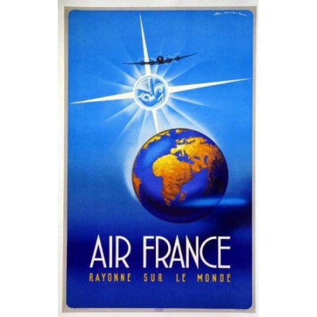 Air France - Rayonne sur le Monde - Maurus 1948 