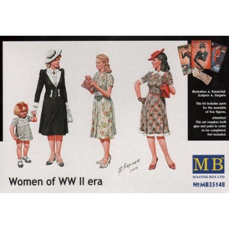Women of WWII Era Figuren