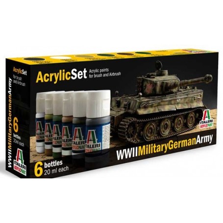 WWII German tanks painting set Acrylverf 