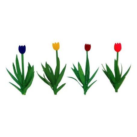 TULIPS ASSORTED 12mm - HO SCALE 