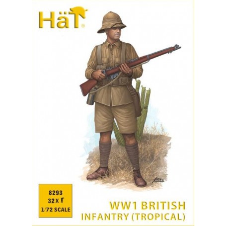 British Infantry (tropical) (WWI) (32 figures/box) Figuren